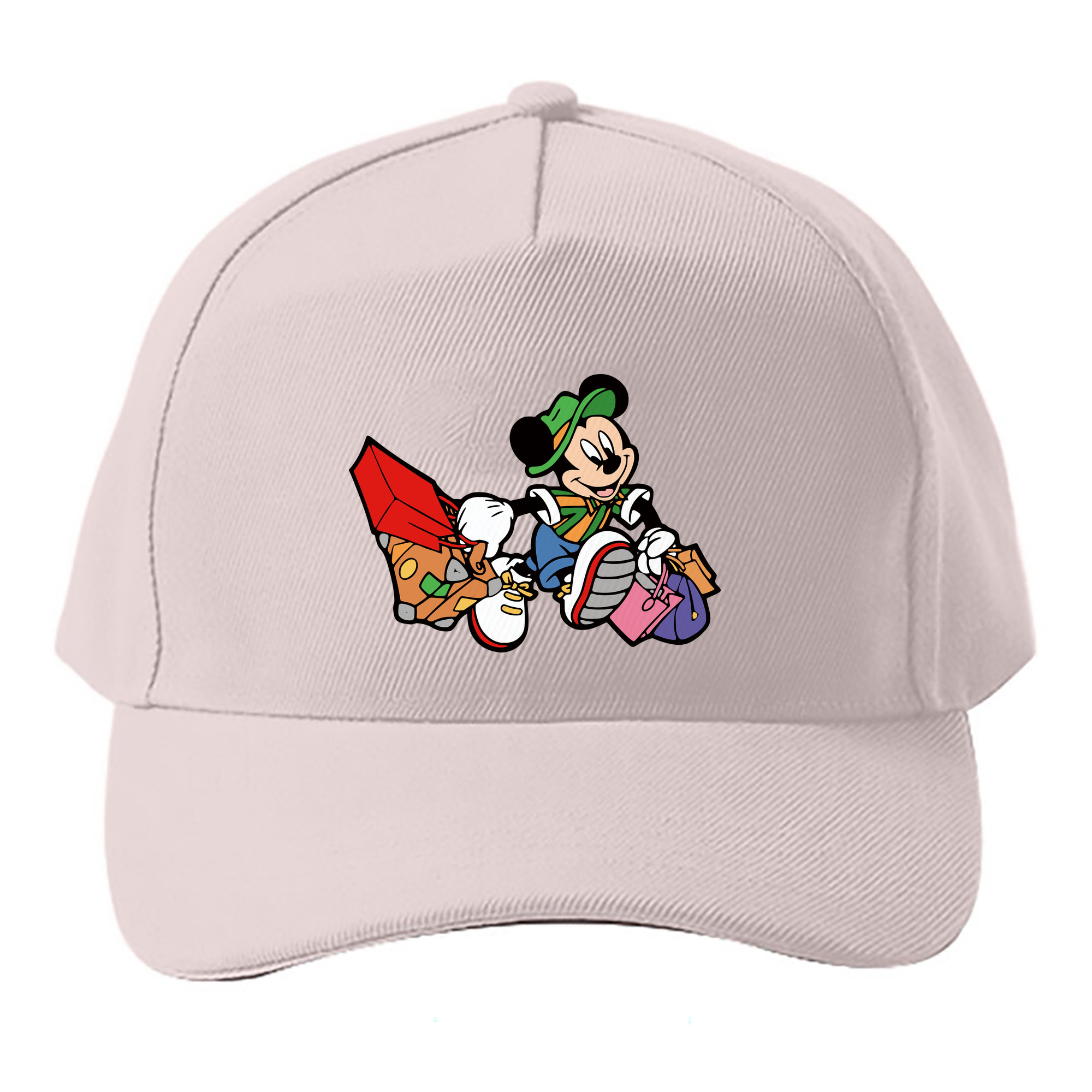 （画像用） ミッキーマウス Mickey Mouse ベースボールキャップ 綿100％ 男女兼用 帽子 スポーツ